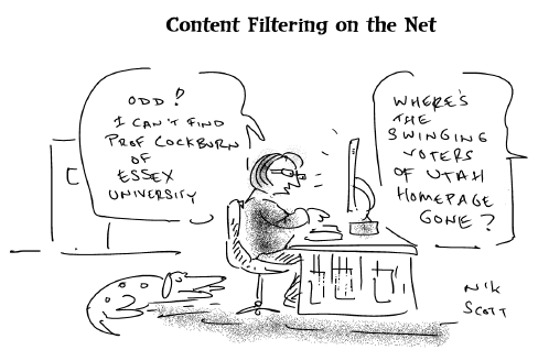 Content Filtering on the Net - republished with permission