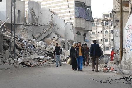Destruction by Israel in Gaza City