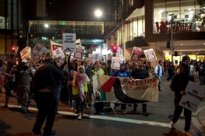 BDS rally at Max Brenner, Parramatta 19/9/12