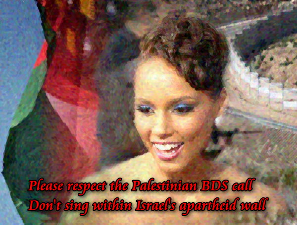 Please respect BDS, Alicia Keys