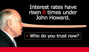 Howard Lies on Interest Rates