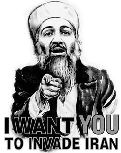 OBL wants war in Iran