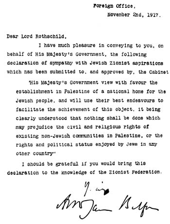 Balfour Declaration