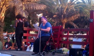 Emma Rosenthal Speaks at Macarthur Park Emma Rosenthal Speaks at Macarthur Park