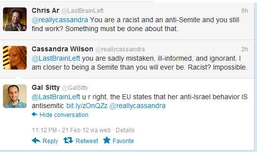 Zionists threaten Cassandra Wilson