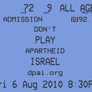 Don't Play Apartheid Israel