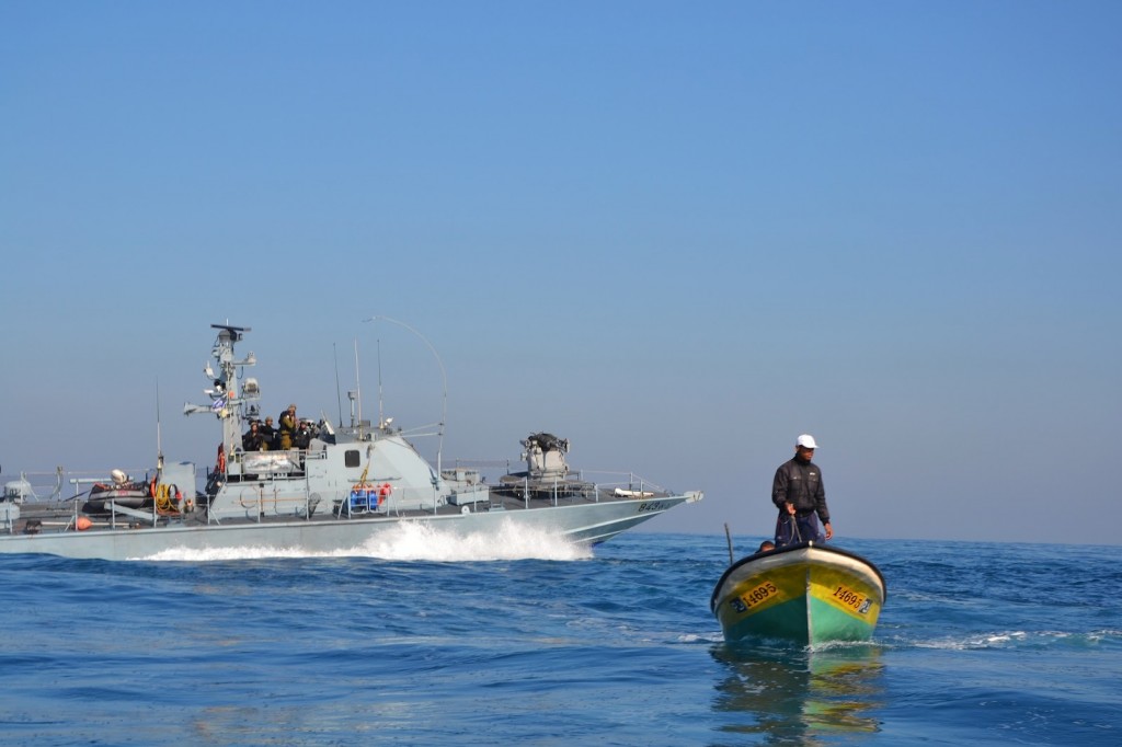 Gazan fisherman hounded by the Israeli Navy